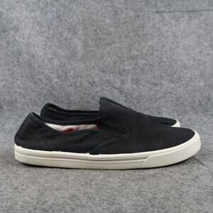 Wonder Nation Shoes Big Kids 6 Casual Sneakers Slip On Canvas Trainers Black